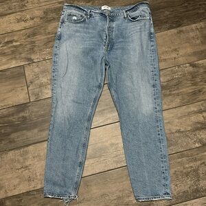 AGolde Riley crop denim